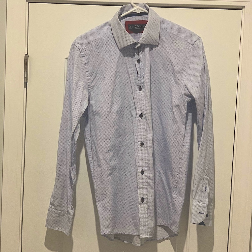 Light blue button down shirt size 15.5 medium